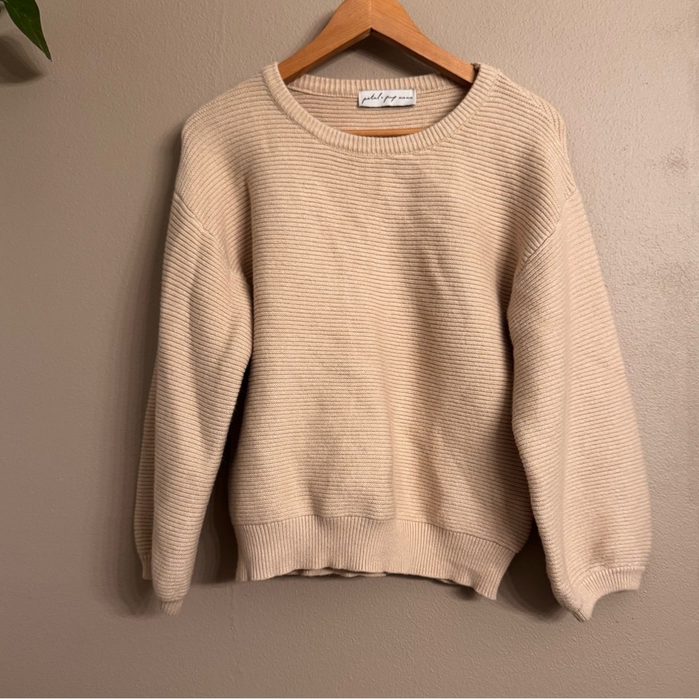 PETAL & PUP Lakelynn Textured Knit Sweater - Picture 2 of 6